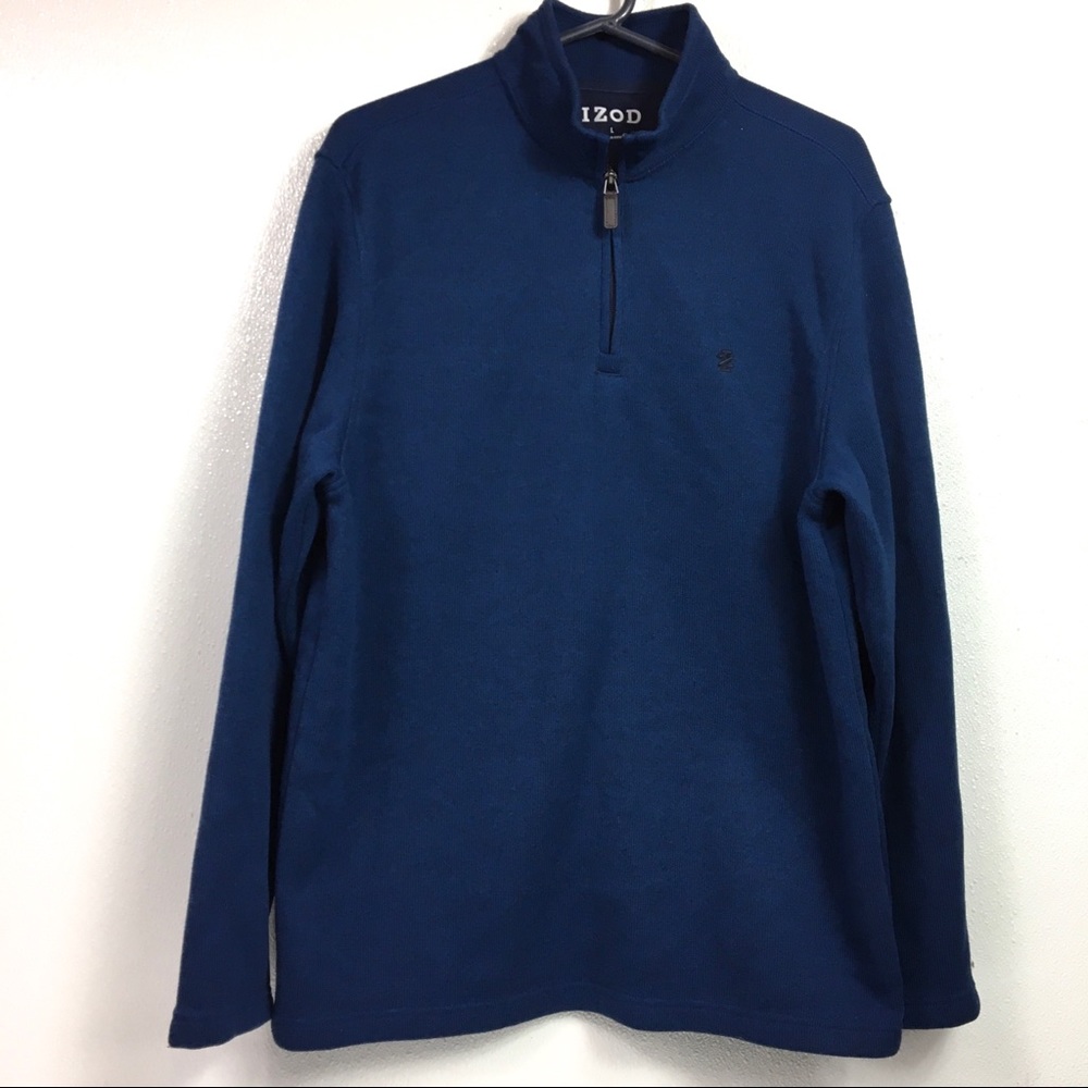 IZOD MEN’S 3/4 ZIPPER PULLOVER FLEECE SIZE LARGE